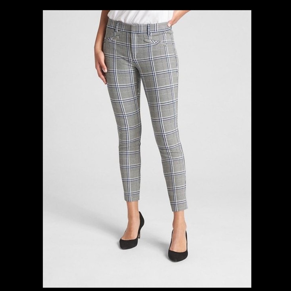 Gap Signature Skinny Ankle Plaid Pants - Picture 14 of 14